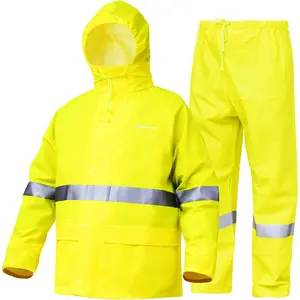 Rain Suits for Men Waterproof Work Heavy Duty Rain Suit Rain coats Rain Gear Jacket and Pants Rainwear