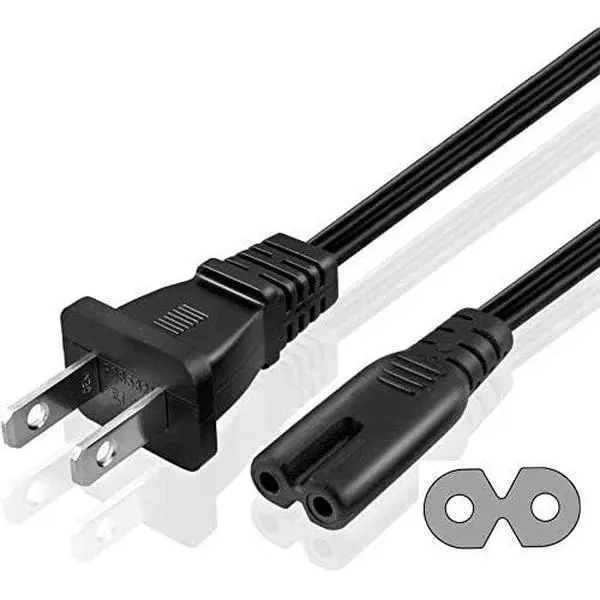 5 ft AC Power Cord Cable Fit for Xbox Series X/S, Xbox One X/S Consoles, PS4 PS5 PS3 PlayStation 4 5 3, Smart TVs, Printers, Monitors, Speakers Universal Replacement - (ETL Listed Cable)