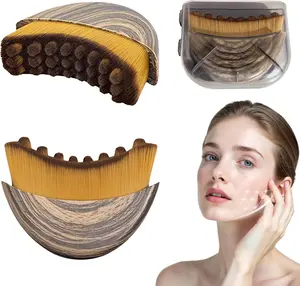 (2 Pack) Lymphatic Contour Face Brush for Sculpting, Lymphatic Drainage Massager for Face, Ergonomically Designed to Fit The Skin Precisely and Relieve Fatigue, Improves Skin Glow & Absorption