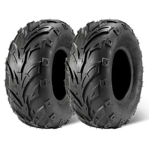 MaxAuto 145/70-6 Mini Bike Tires, 145-70-6 ATV Go Cart Street Tires,4ply,Tubeless,Set of 2