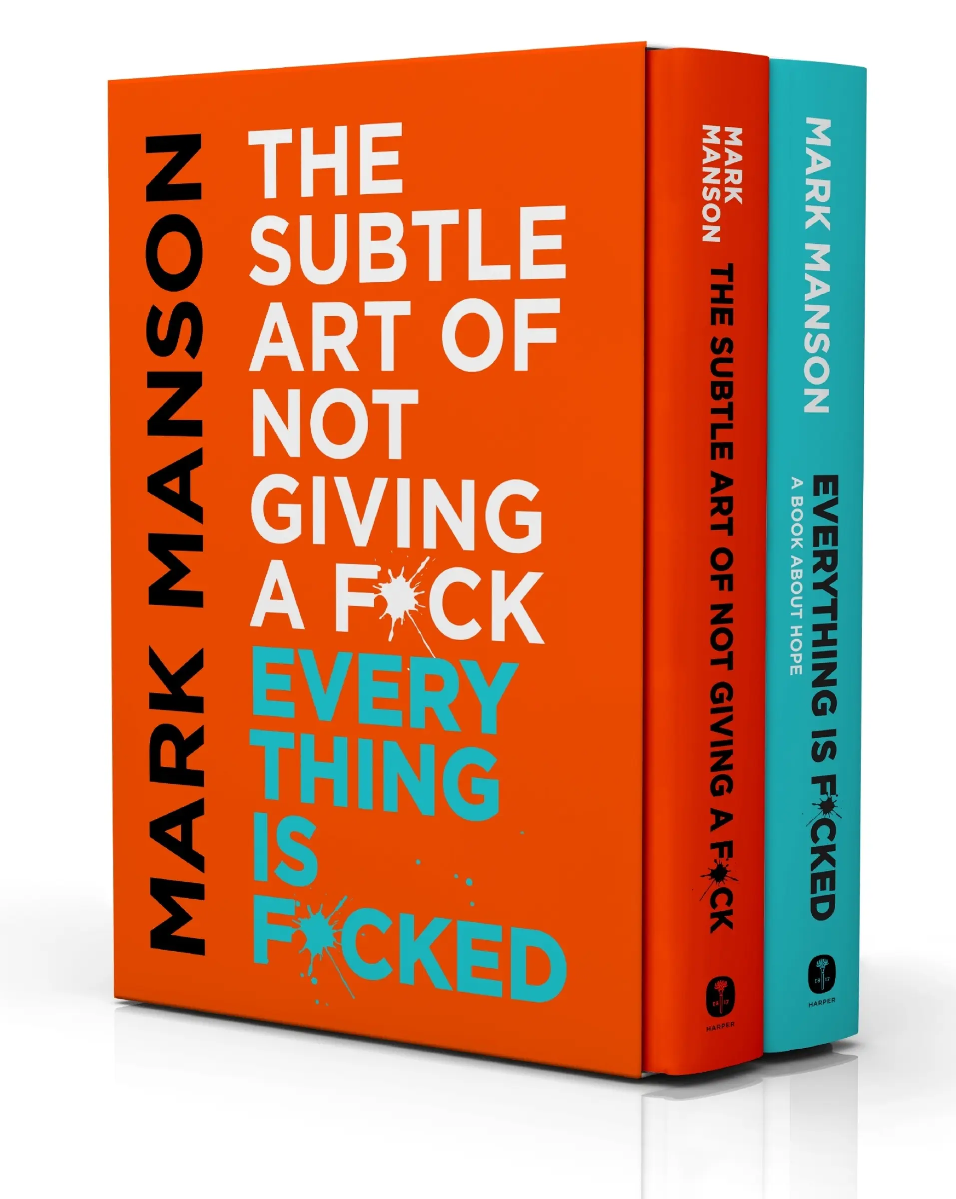 The Subtle Art of Not Giving a F*ck / Everything Is F*cked Box Set by Mark Manson [Hardback Book]