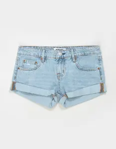 RSQ Womens Low Rise Cuffed Micro Shorts