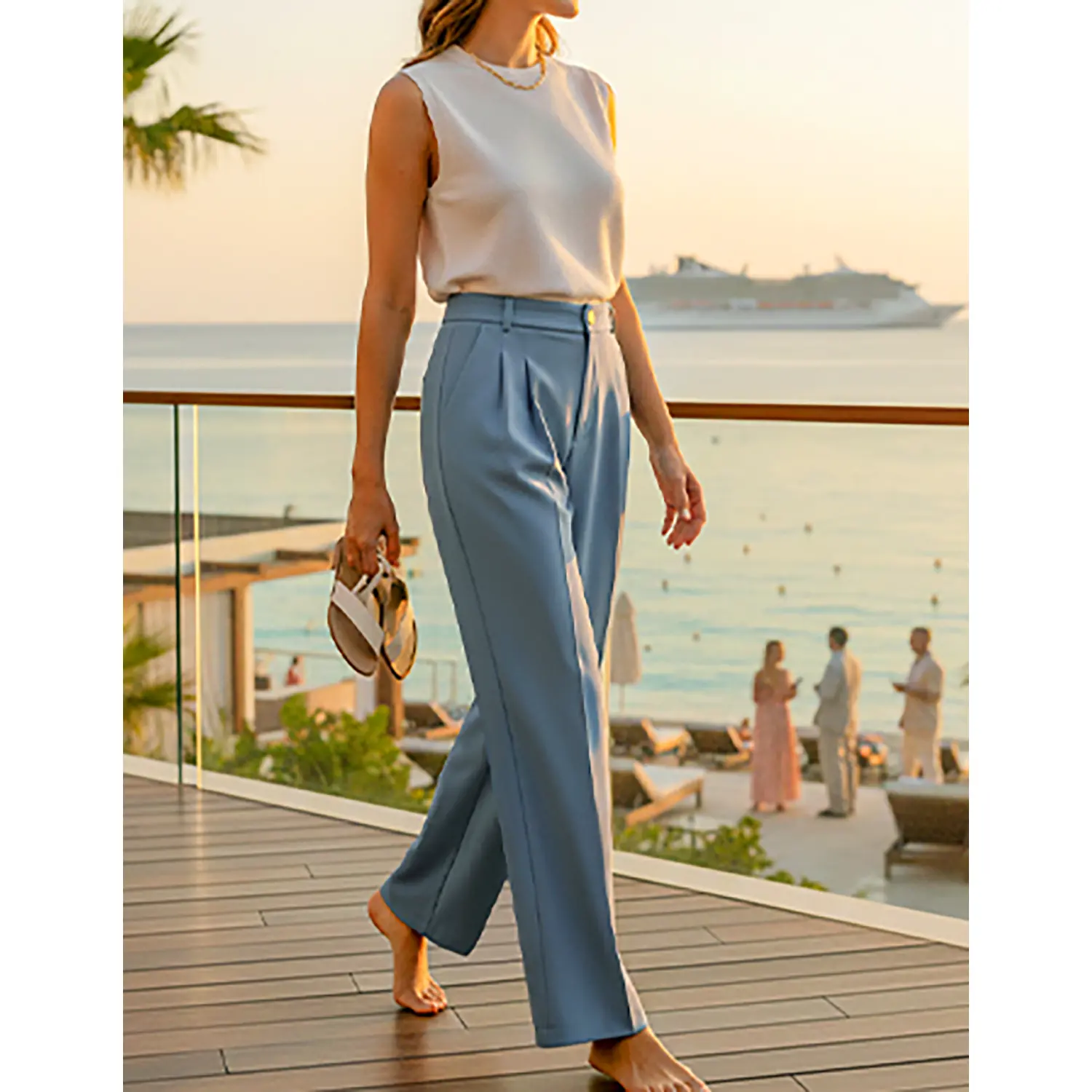 ZESICA Women's Wide Leg Dress Pants 2026 High Waisted Business