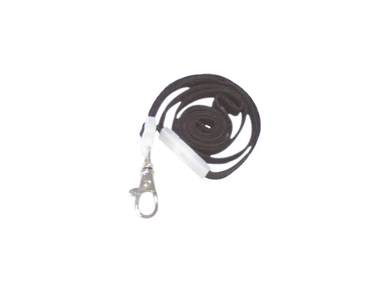 Advantus 75421 Deluxe Safety Lanyards, Lobster Claw Hook Style, 36" Long, Black, 24/Box