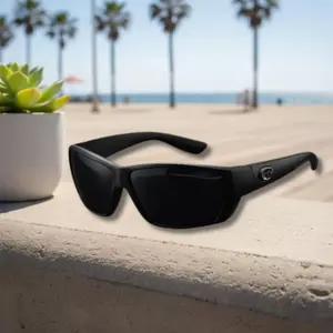 New COSTA Polarized Sunglasses for Men (Full Box), Durable Black Sport Shades for Driving Fishing Outdoor Wear