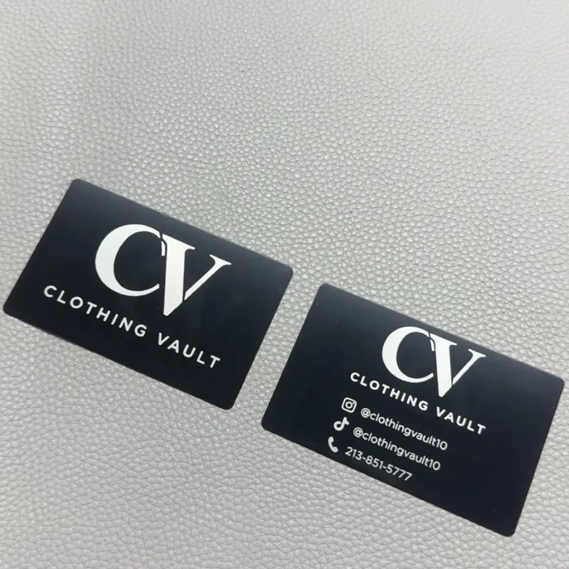 Custom Engrave-able Business Cards Personalized Stainless Steel Cards for Professionals and Entrepreneurs with Laser Engraved Intricate Designs and Custom Cut Details Precision-Crafted Customizable Branding