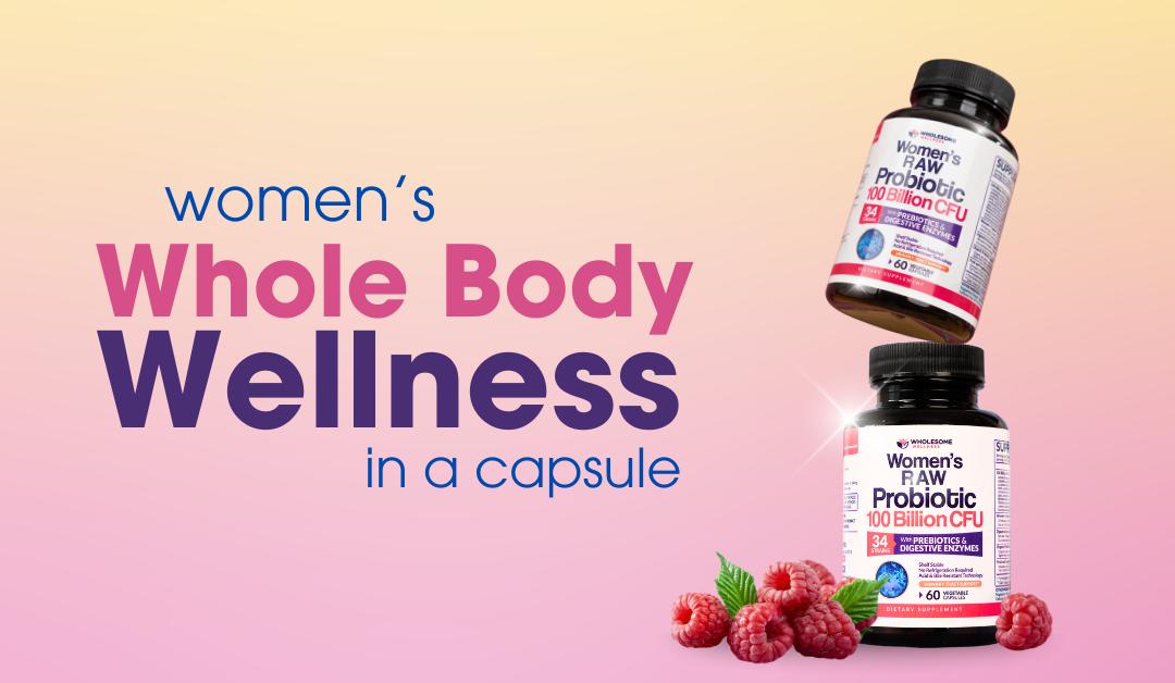 Dr. Formulated Raw Probiotics for Women 100 Billion CFUs with Prebiotics, Digestive Enzymes, Approved Women's Probiotic for Adults, Shelf Stable Probiotic Supplement Capsules