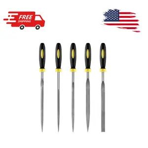 5 pcs Metal Needle File Set, Premium Small File Set