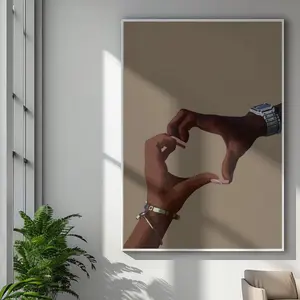 Black Couple Art, Black Love Art, African American Art, Abstract Art, Black Couple Wall Art, Black Art Print, Black Art, Black Love Wall Art Poster (UNFRAMED)