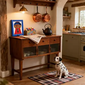 Blue Wall-Mounted Candy and Pet Treat Dispenser - Mini Bubble Gum Dispenser, dispenses quickly, suitable for candy, small nuts, coffee beans, cat food, etc., perfect for Christmas, holiday birthday gifts and decorations.