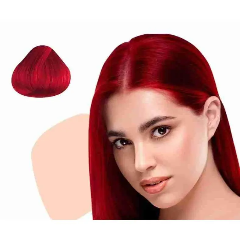 Voglia 6ri Intense Red Hair Coloring Cream, Alcohol-Free Permanent Dye with a Moisture-Boosted Formula for Textured Locks, 3 fl oz, Hair Transformation, Dyeing Hair