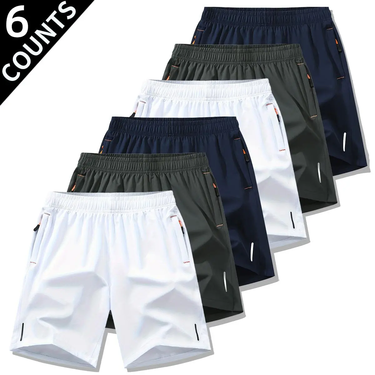 Men’s 6-piece summer quick-dry shorts set — breathable, loose-fit bottoms for sports and casual jogging; TikTok Shop deals; 5-Sense Gifts for Him; plain beige menswear; tropical style Men’s 6-piece summer quick-dry shorts set — breathable, loose-fit bottoms for sports and casual jogging; TikTok Shop deals; 5-Sense Gifts for Him; plain beige menswear; tropical style
