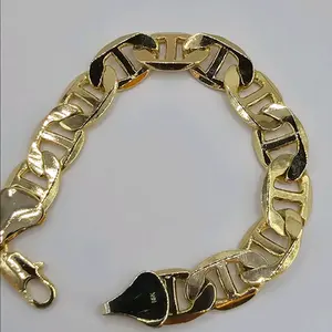 bracelet fashion style gold-plated 7 ½ inches long stamp unisex bracelet fashion style gold-plated 7 ½ inches long stamp unisex