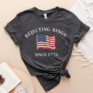 Rejecting Kings Since 1776 Protest Shirt, Pro Democracy T-Shirt, Anti Authoritarianism Tee, No Kings Sweater, Resist Shirt, Liberal T-Shirt