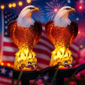 VITYAZI 2pcs Solar Eagle Light LED Outdoor Lighting Decorative Landscape Light Solar Garden Light Lawn Light Suitable for Yard, Garden and Lawn Holiday Decoration torch light