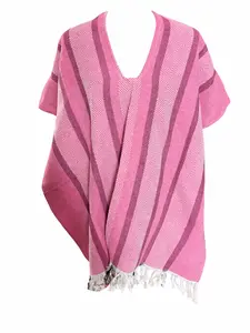 COLOMBIAN HANDMADE PINK PONCHO