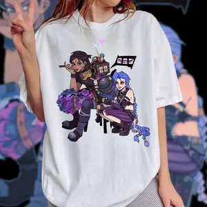 Sevika T-Shirt – Vintage Style Arcane T-Shirt for League of Legends Fans