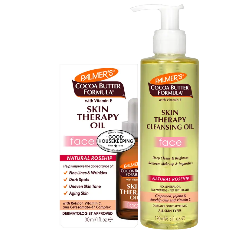 Palmer's Cocoa Butter Formula Skin Therapy Facial Skin Care Bundle Set Blend Cleansing Hypoallergenic