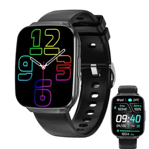 Unisex Adults' 1.83" HD Smart Watch Wristwatch - Bluetooth Call (Make/Answer), 100+ Multi-Sports Modes, Fitness Tracker with Heart Rate & Message Reminders, IP67 Waterproof Wearable Device Compatible with iPhone & Android, Premium Tech Gift