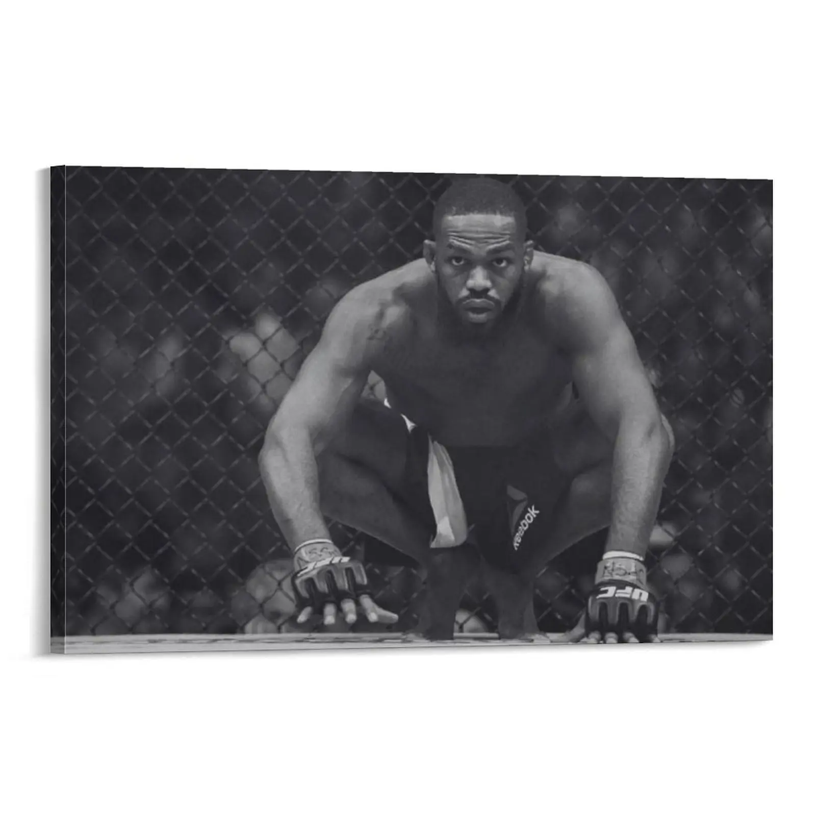 Jon Jones Boxing Canvas Wall Art Poster - Home Decor Painting, Print for Bedroom, Bar Decoration, Gift