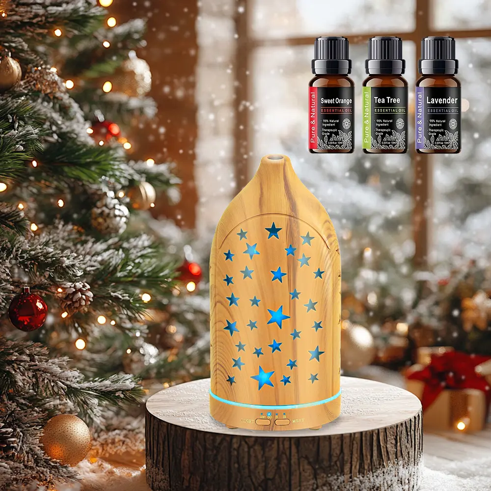 7-Color LED Essential Oil Diffuser, Ultra Quiet, BPA-Free, Home & Office Relaxation