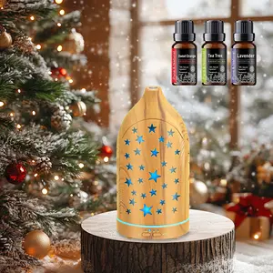 7-Color LED Essential Oil Diffuser, Ultra Quiet, BPA-Free, Home & Office Relaxation
