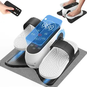As Seen  TV Under Desk Elliptical Machine, Electric  Exerciser with Remote 12 Speeds, Quiet Portable Pedal Exerciser for Seniors at  Office