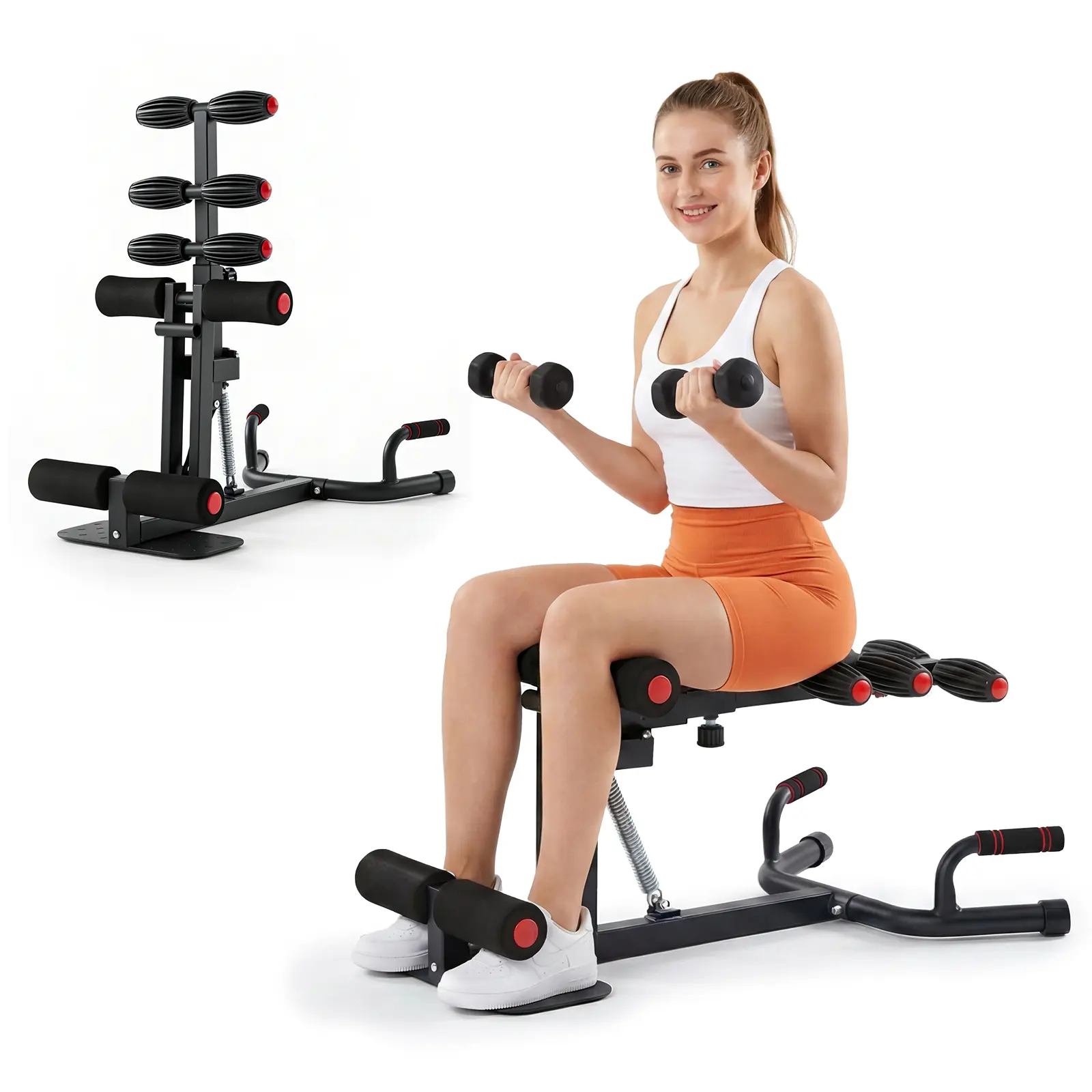 Sweetcrispy Deep Squat Glutes Trainer - Adjustable Compact Butt Workout Equipment, Durable Easy-Assembly Home Gym Accessory, At-Home Gym Equipment for Strength Training