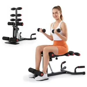 Sweetcrispy Deep Squat Machine for Glutes Legs & Core Strength Adjustable Home Gym Fitness Equipment Durable Compact Design Easy Assembly Full Body Workout