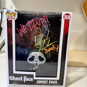 Funko Ghostface Poster signed by Dave Sheridan