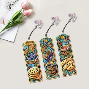 3Pcs Butterfly Patterns DIY Irregular Shaped Diamonds Diamond Bookmark Art Projects Diamond Painting Art Bookmarks for DIY Making Beginners Adult Art Craft Supplies