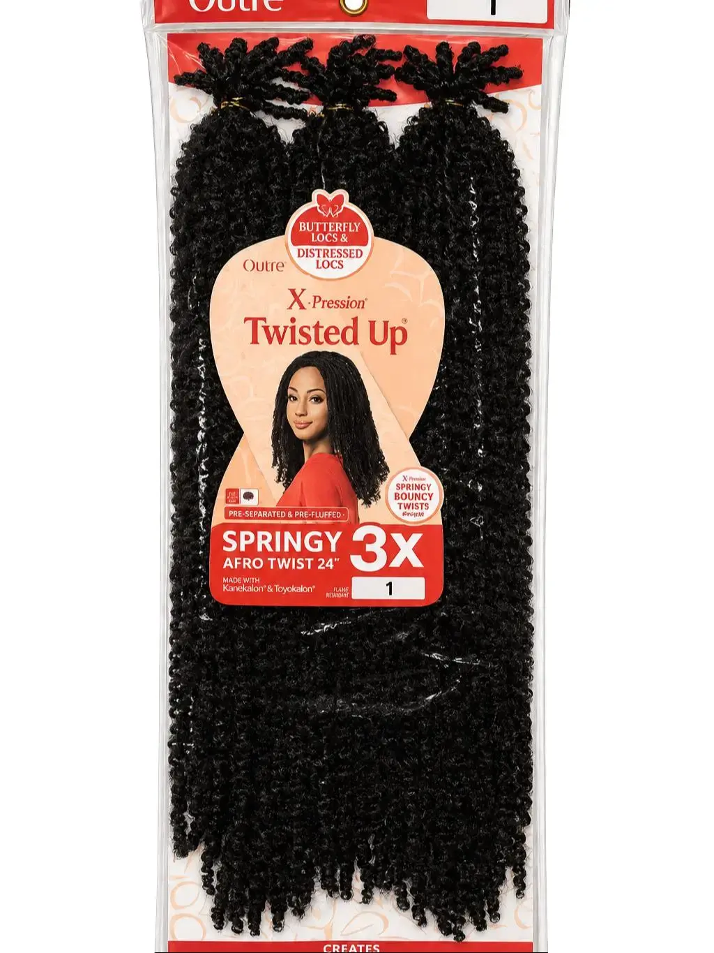 3X Braid hairstyle twisted synthetic