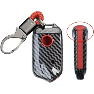 Key Fob Cover for Kia Stinger k900 2018 2019 2020 2021 2022 3/4 Button Car Accessories Smart Key Case keychians