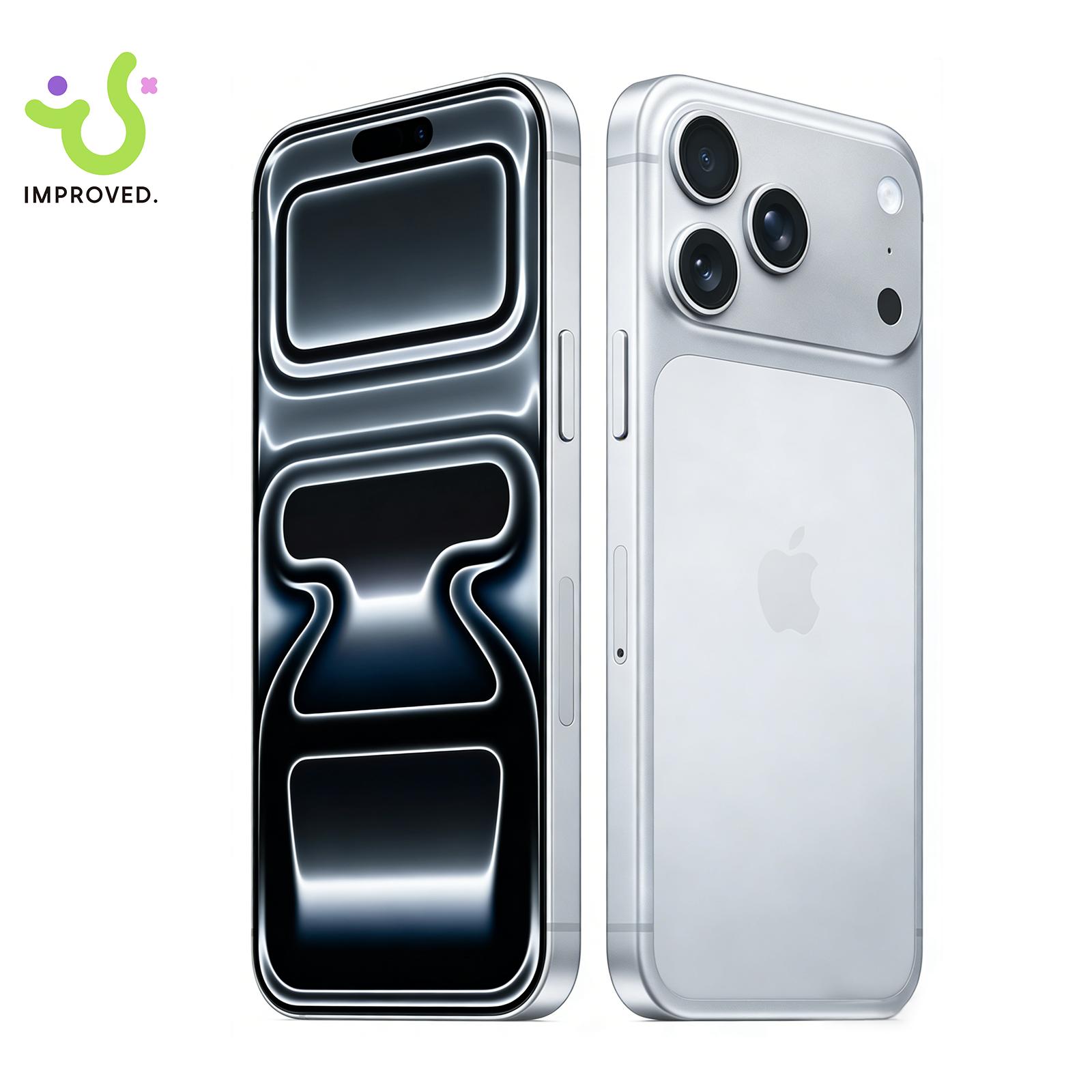 Refurbished iPhone 17 Pro Max 512GB Silver (Unlocked) - Excellent condition, 6.9″ all-screen, supports any carriers, like-new performance, 1-Year Warranty by JunQ Trading