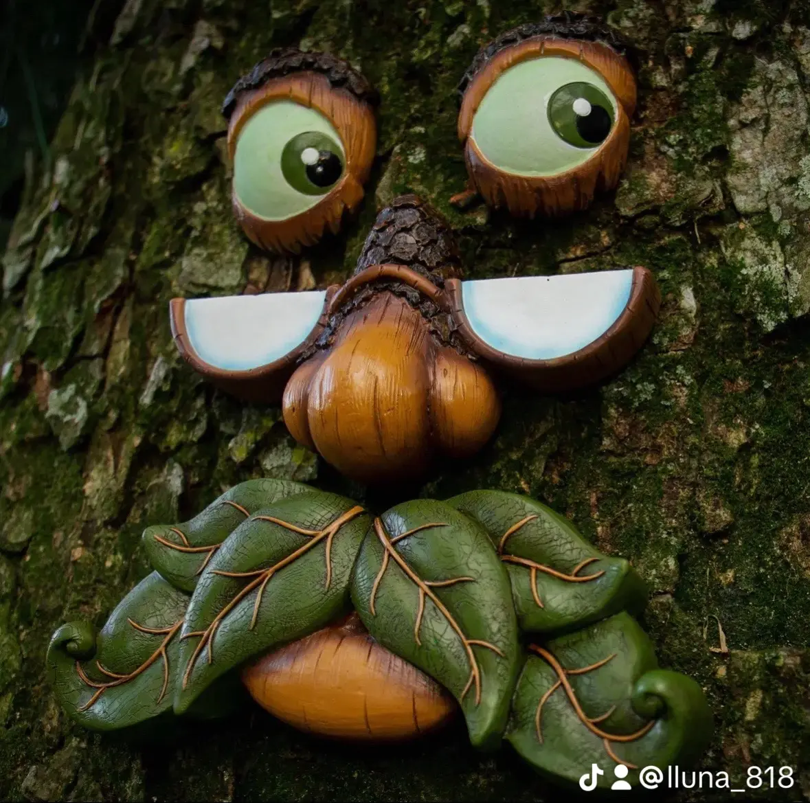 Tree Face Garden Decor