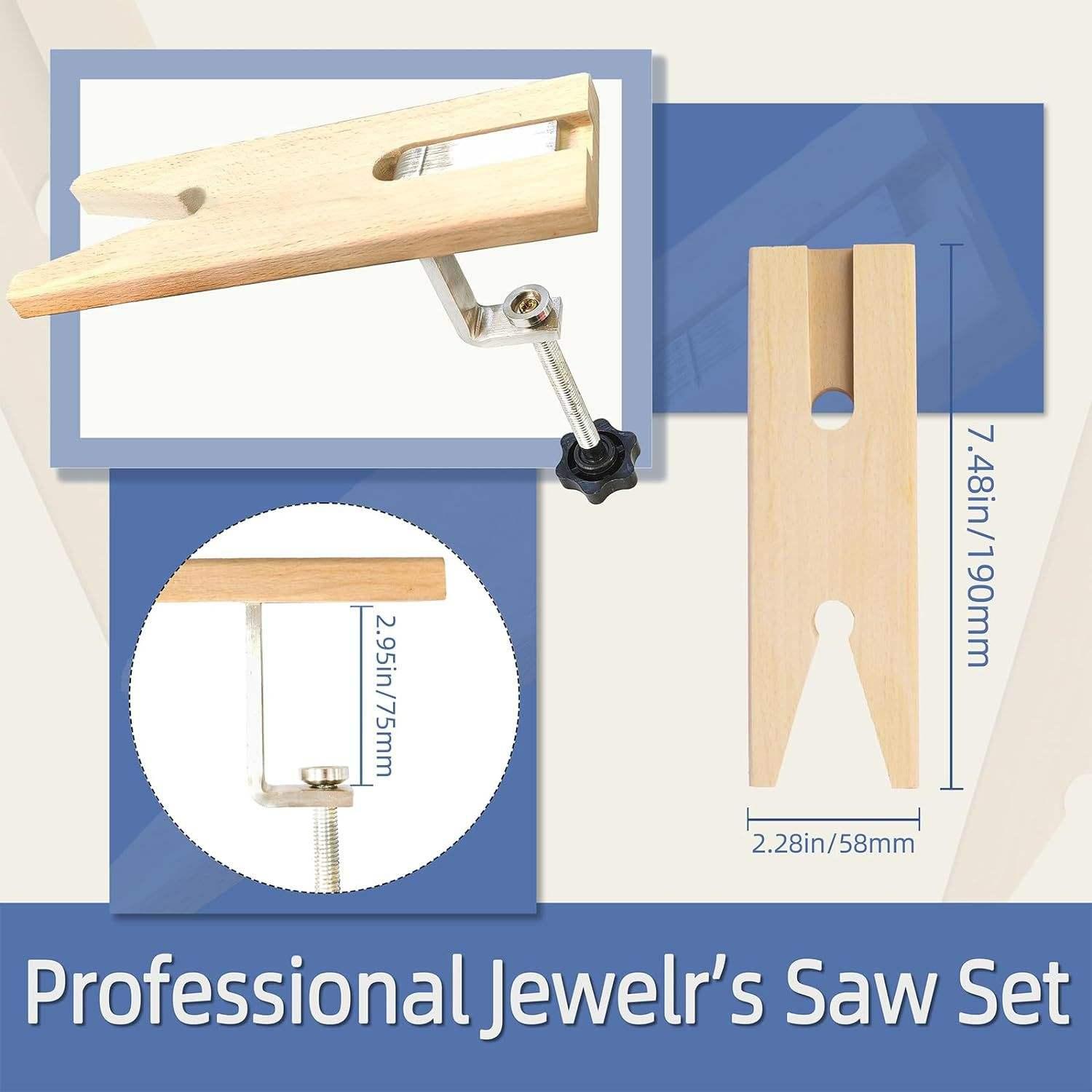 Beginner Jewelry Making Tool Kit – Complete Ring Sizing & Repair Set for Hobbyists, Includes Saw, Hammer & Polishing Tools Beginner Jewelry Making Tool Kit – Complete Ring Sizing & Repair Set for Hobbyists, Includes Saw, Hammer & Polishing Tools