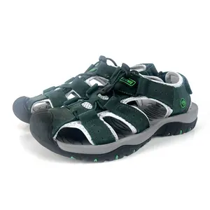 Men's Unisex Outdoor Closed-Toe Sandals: Breathable Perforated Upper, Adjustable Bungee Closure, Protective Toe Cap, Non-Slip Rugged Sole, Comfortable for Hiking, Beach Trips and Daily Summer Wear