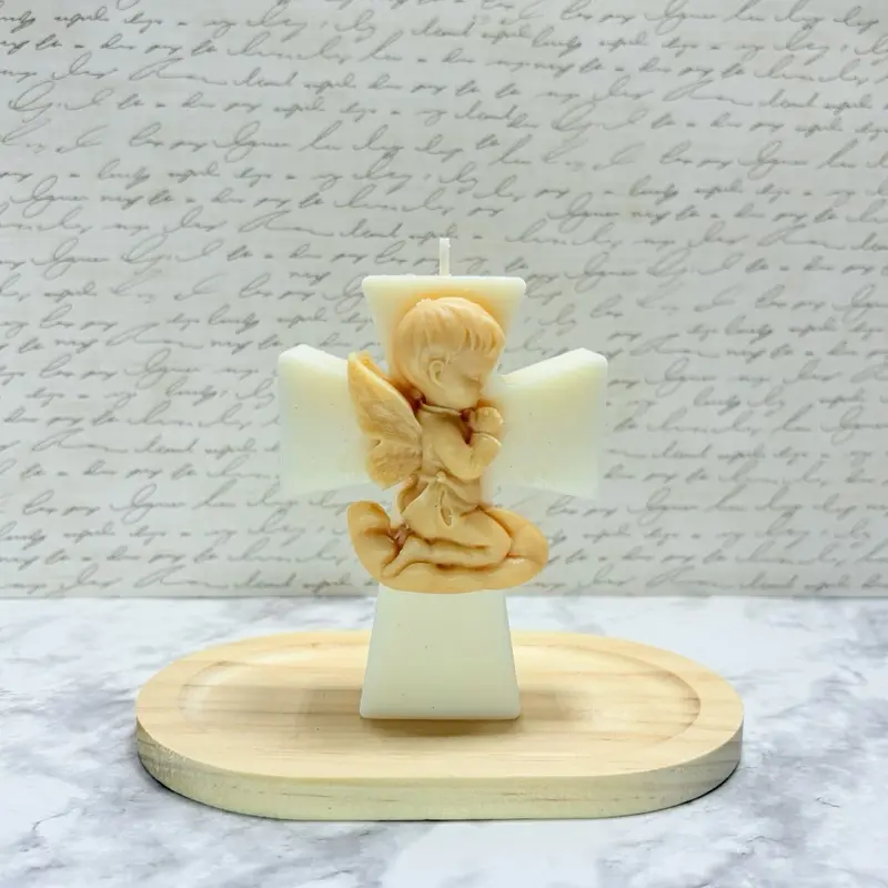 Ethereal Guardian Angel Candle | Exquisite Handcrafted Keepsake