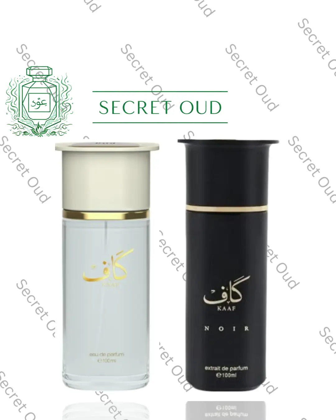Unisex Fragrance 2-Piece Bundle, Kaaf + Kaaf Noir, Bundle Unisex Fragrance