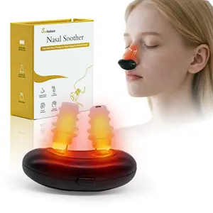 SooRadiant Red Light Nasal Soother, 10 Min Nose Therapy for Dry Nose & Sinus Comfort, Daily Sinus Relief,  USB-Rechargeable Light Therapy