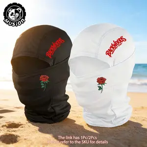 Musion Full Balaclava Riding Mask, Street Hip Hop Football Face Cap, Windproof Dustproof Multi-Functional, Unisex, Camping Skiing Outdoor Sports