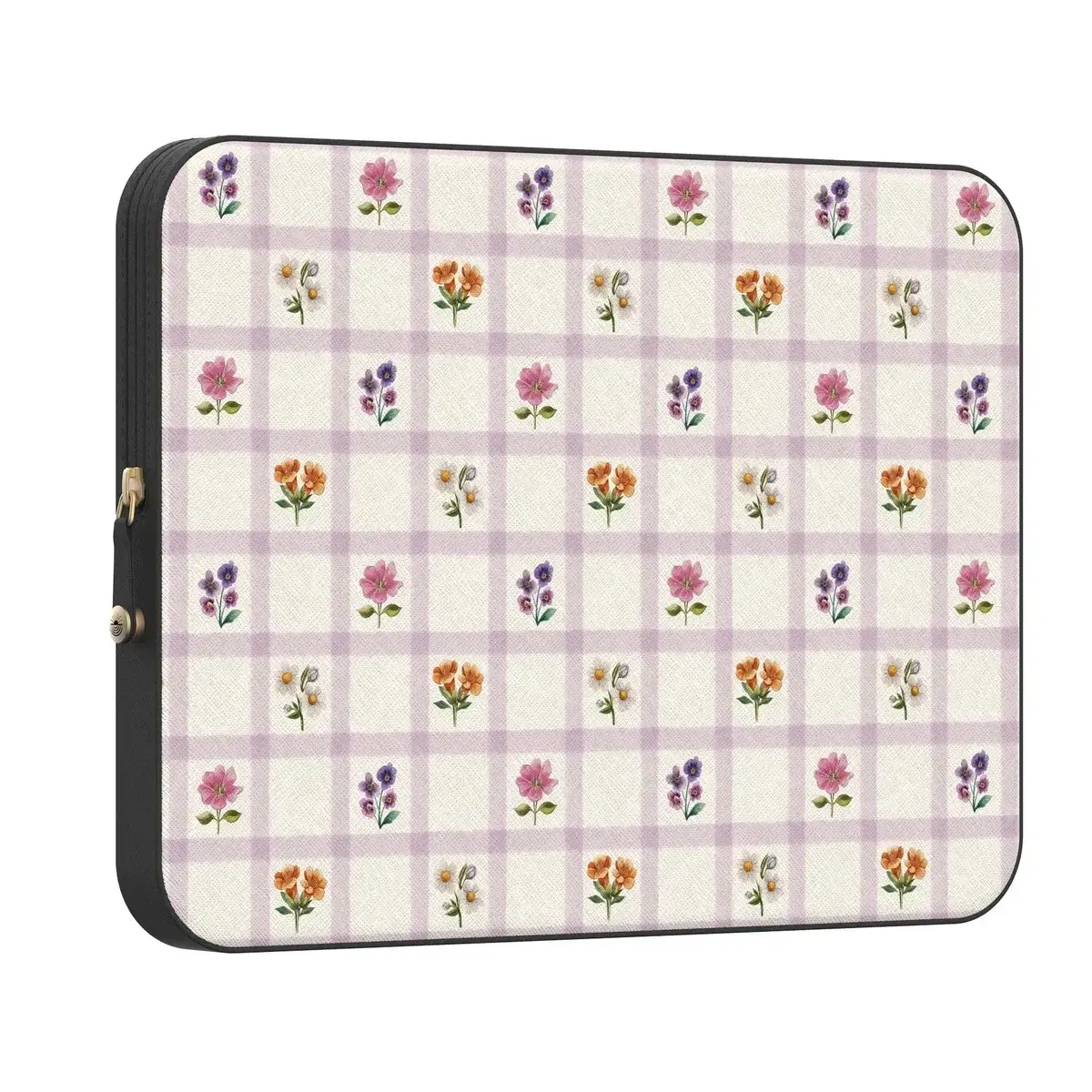 Casely MacBook Laptop Sleeve Case | Meadow Check | Floral Gingham