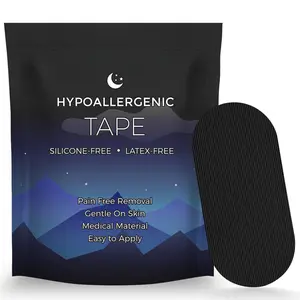 Mouth Tape for sleeping, one month supply, mouth tape, black, gentle, adhesion & 35 Strips, sports accessories, Anti Snoring Sticker Snoring Relief Sticker(30pcs)