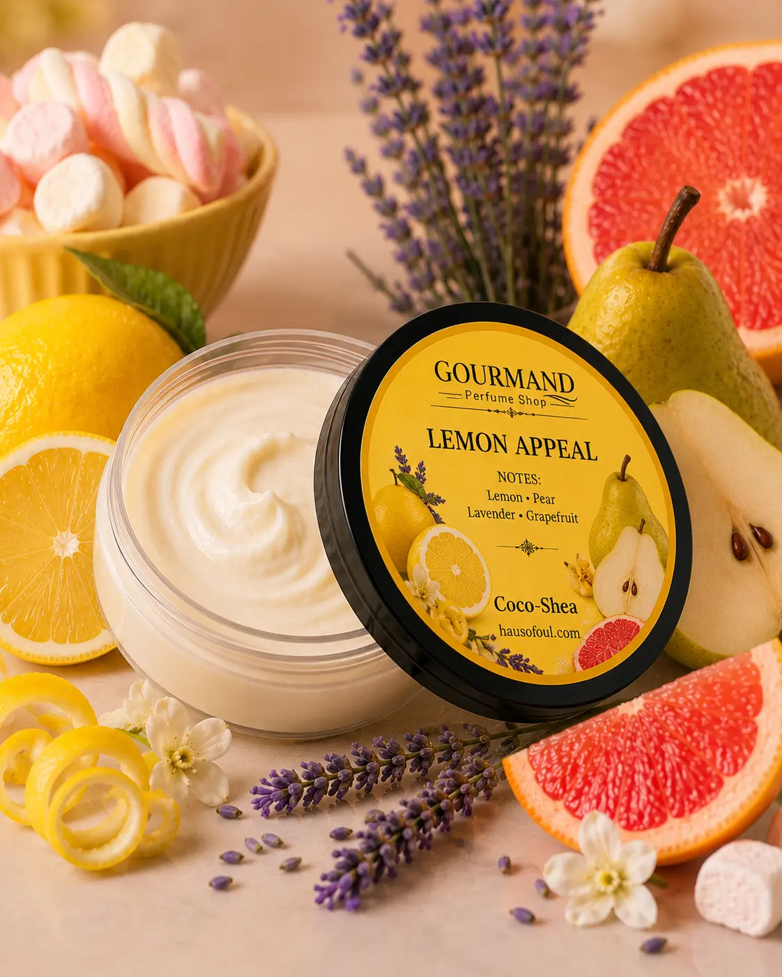 Lemon Appeal Coco Shea Whipped Body Butter
