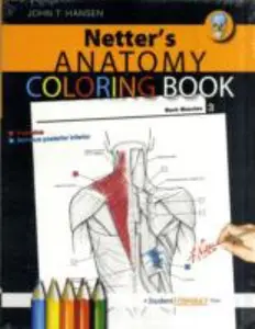 USED-Netter's Anatomy Coloring Book: with Student Consult Access (Netter Basic Science) by John T. Hansen PhD (Paperback)