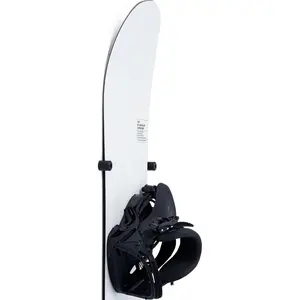[NEW] (4 PCS) Snowboard Wall Mount Storage – Damage-Free Snowboard Hanger, Modern Floating Vertical Rack, Clip Hook Holder to Securely Store, Hang and Display Snow Boards, Gear Organizer
