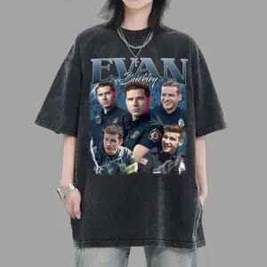 Evan Buckley T-shirt, 911 TV Show Graphic Tee, Gift For Woman and Man