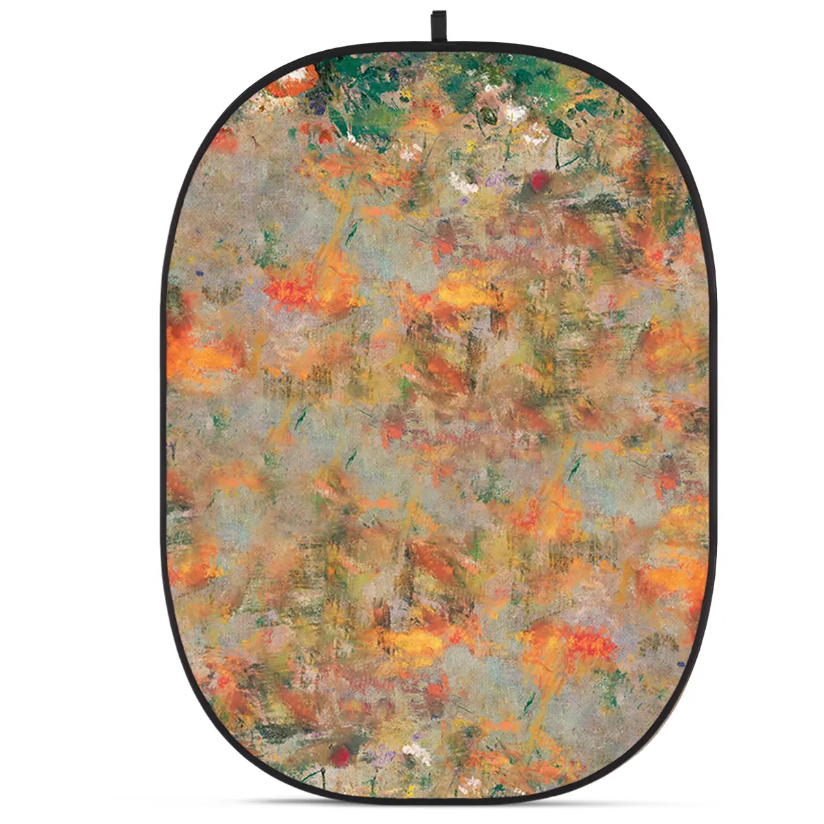 Glow CBA-PF0004 5x6.5' Fabric Collapsible Backdrop, Floral Painting