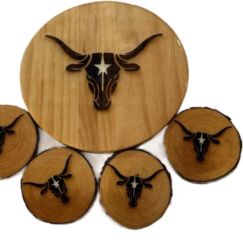Coasters and plaque