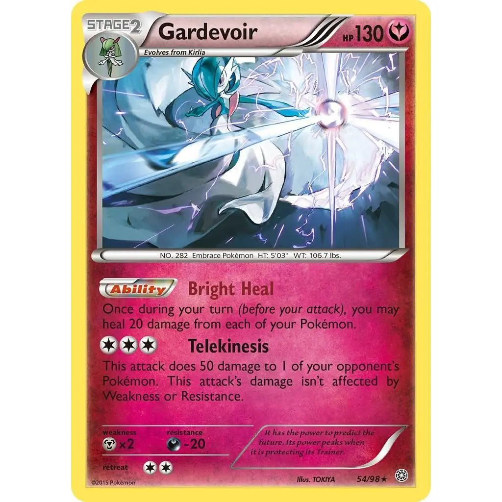 Gardevoir 54/98 Pokemon XY - Ancient Origins Holo Rare